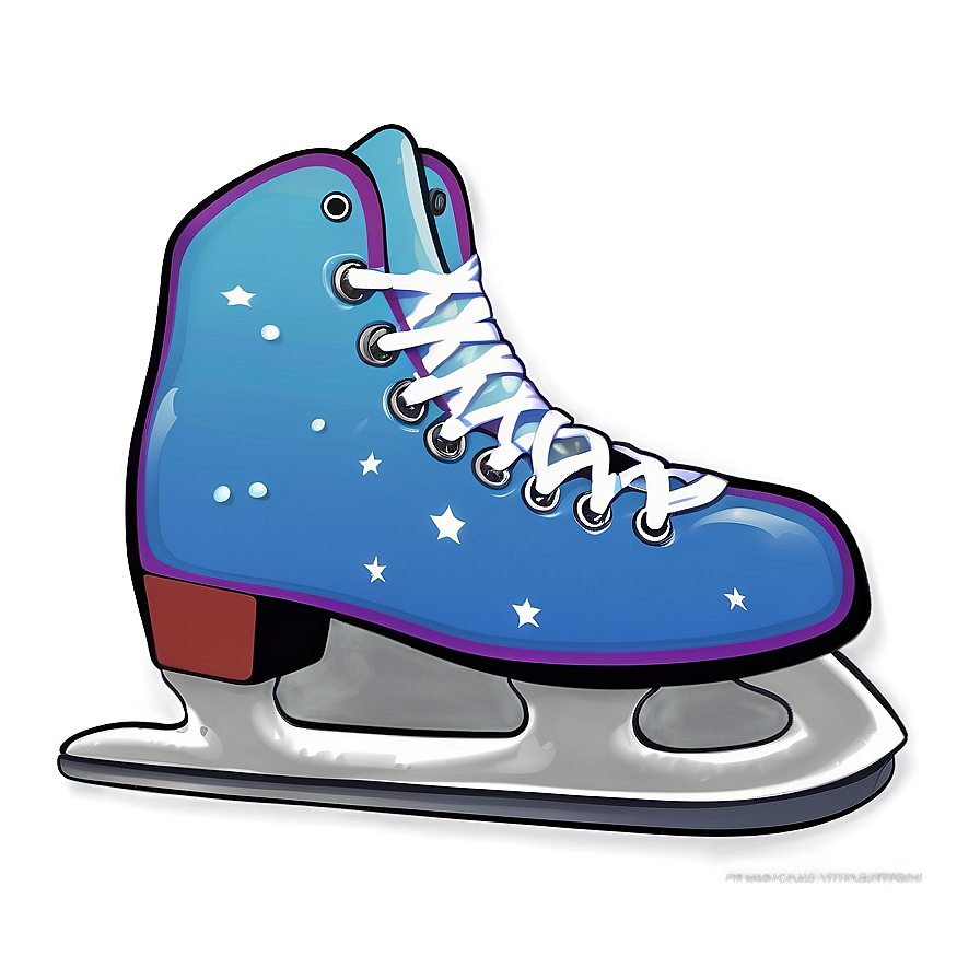 Ice Skate Illustration Png Vqa25 PNG Image