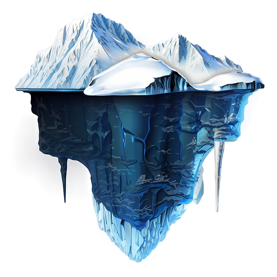 Iceberg Nature Graphic Png 2 PNG Image