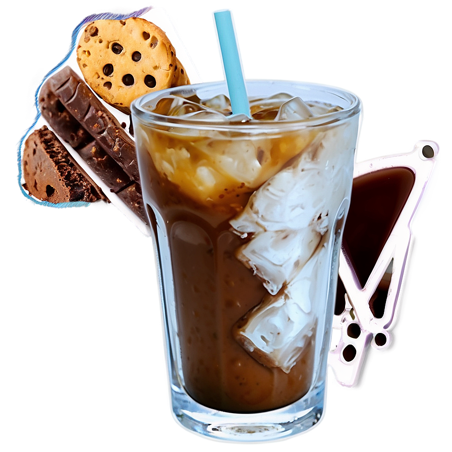 Iced Coffee Glass Png Jmn43 PNG Image