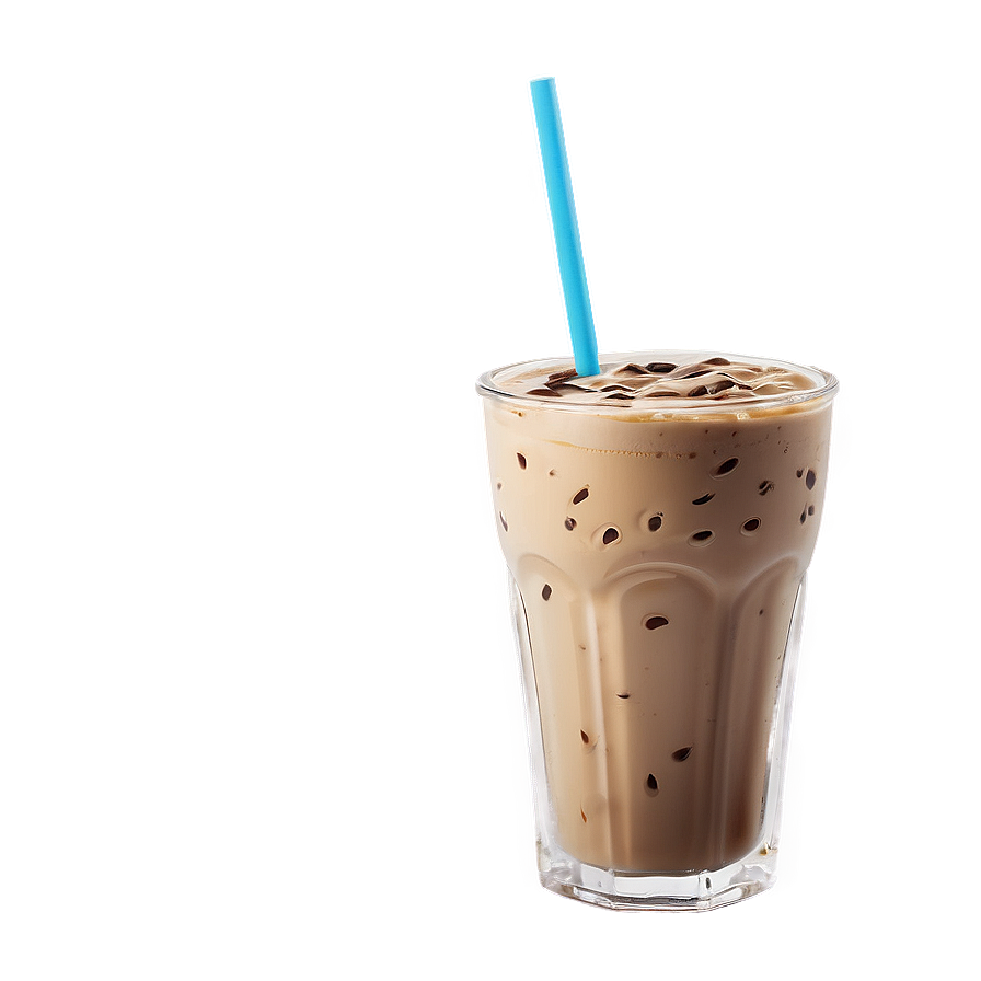 Iced Latte Glass Png 06112024 PNG Image