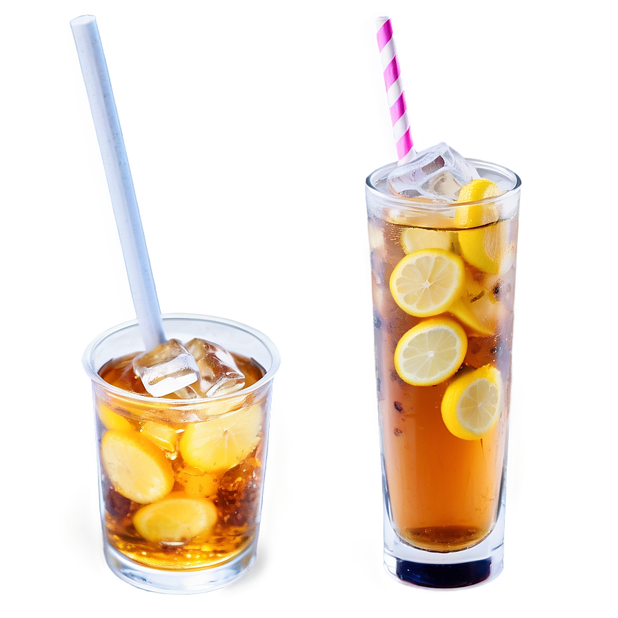 Iced Tea With Straw Png 42 PNG Image