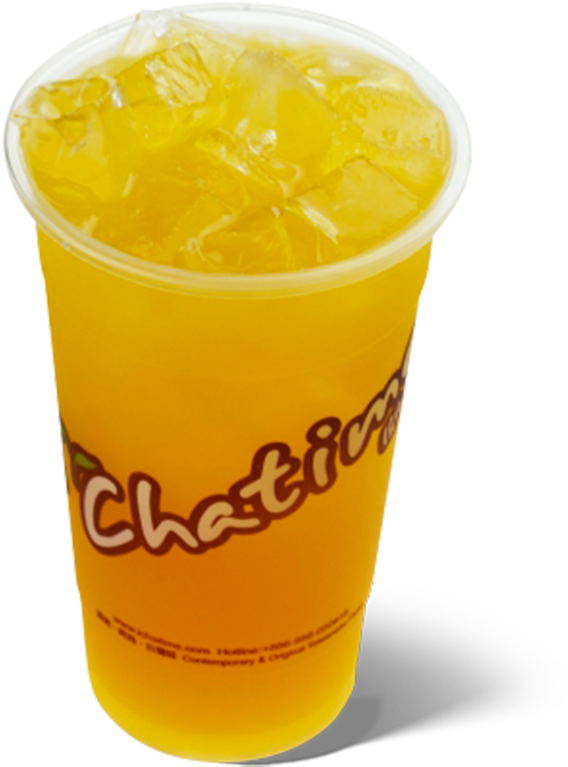 Iced Teain Transparent Cup PNG Image