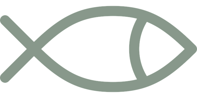 Ichthys Symbol Graphic PNG Image