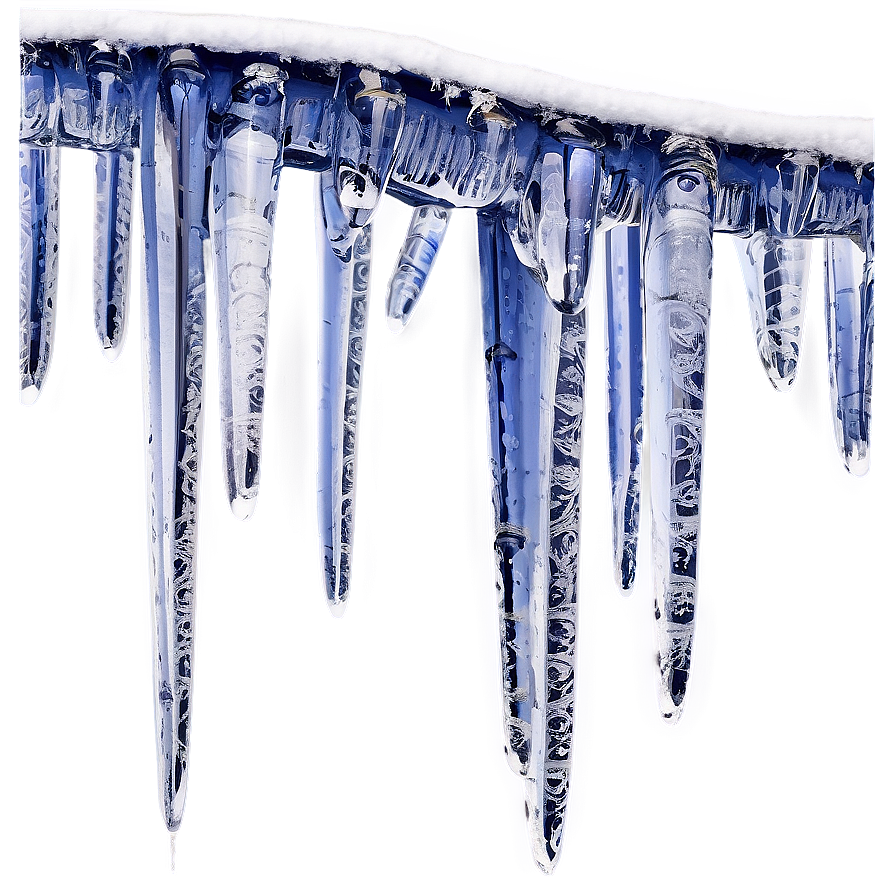 Icicles And Snow Branches Png 10 PNG Image