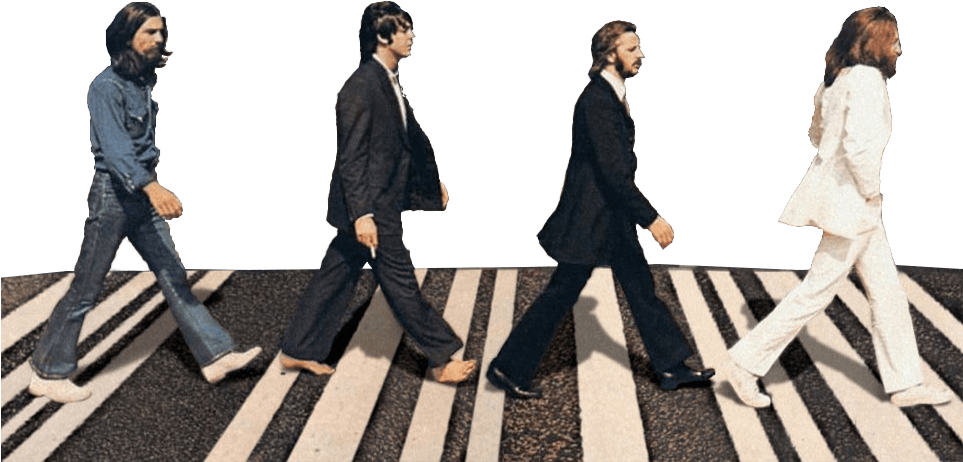 Iconic_ Abbey_ Road_ Crosswalk PNG Image