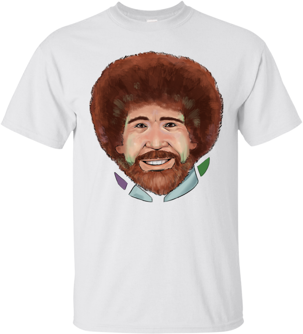 Iconic Afro Portrait Tshirt Design PNG Image