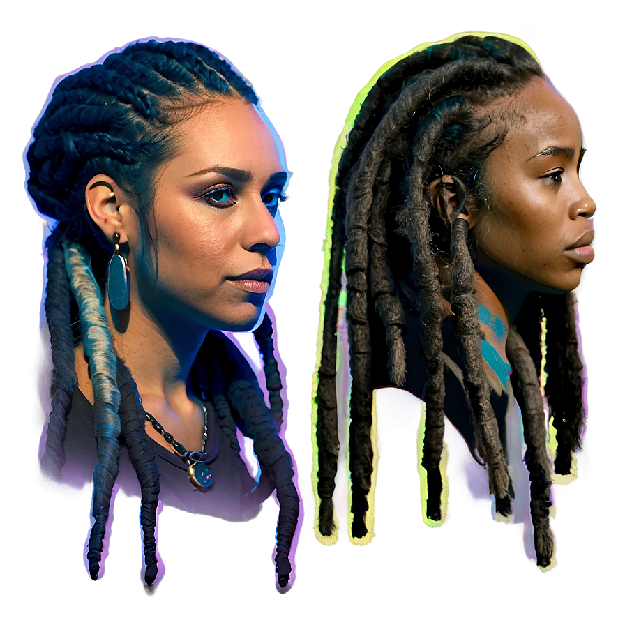 Iconic Dreads Looks Png Iod55 PNG Image