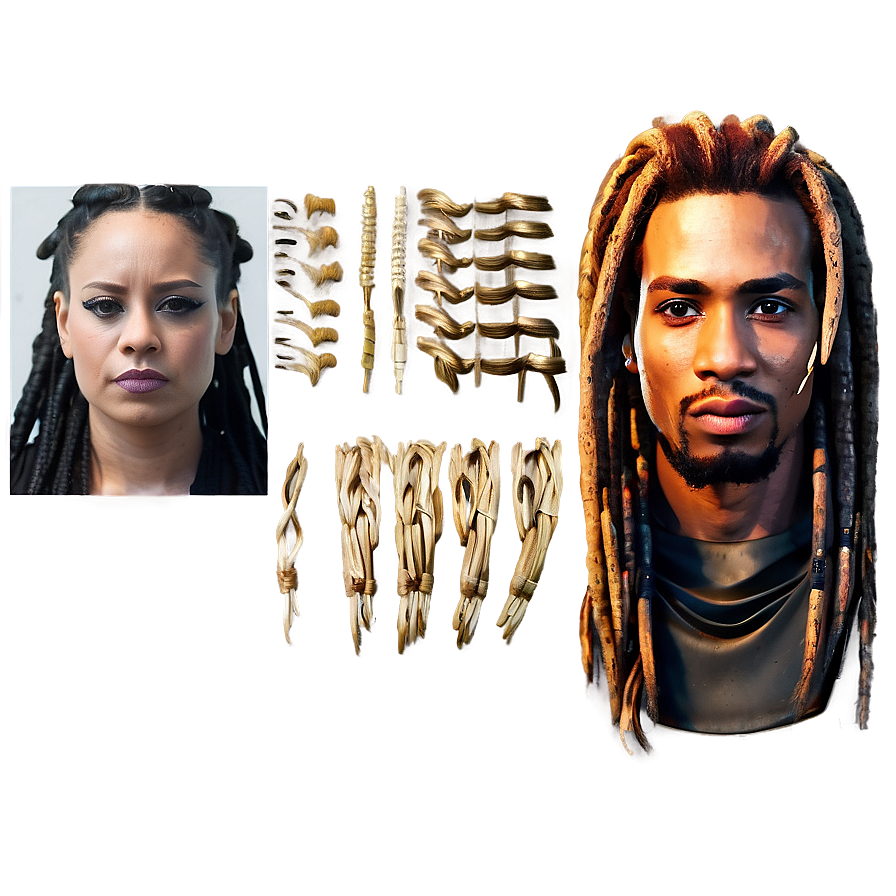 Iconic Dreads Looks Png Ydt85 PNG Image