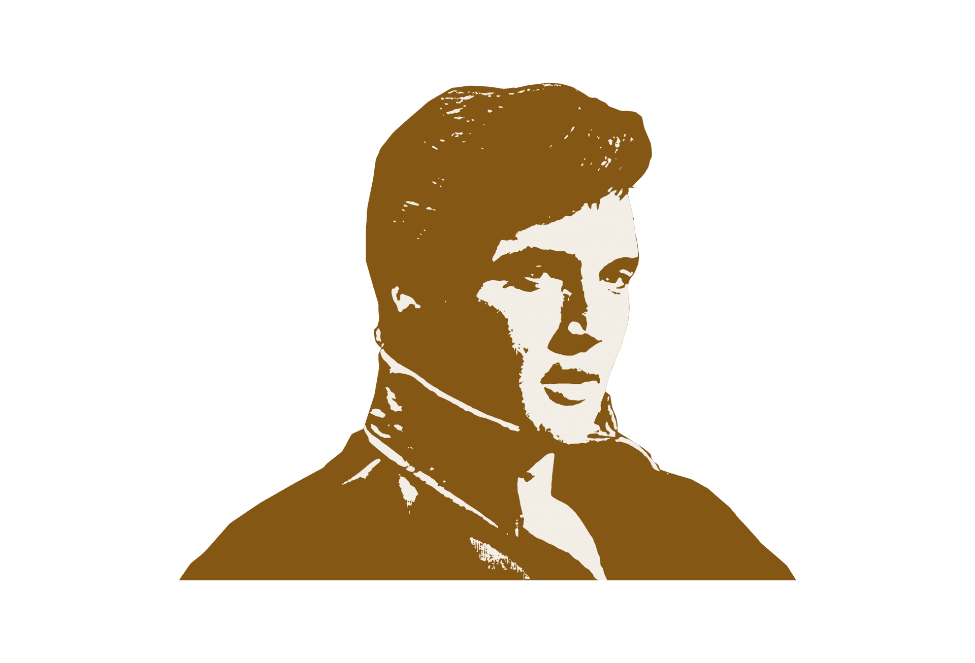 Iconic Elvis Presley Portrait PNG Image