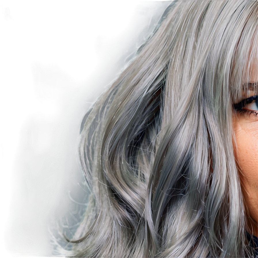 Iconic Grey Hair Looks Png Ckr PNG Image