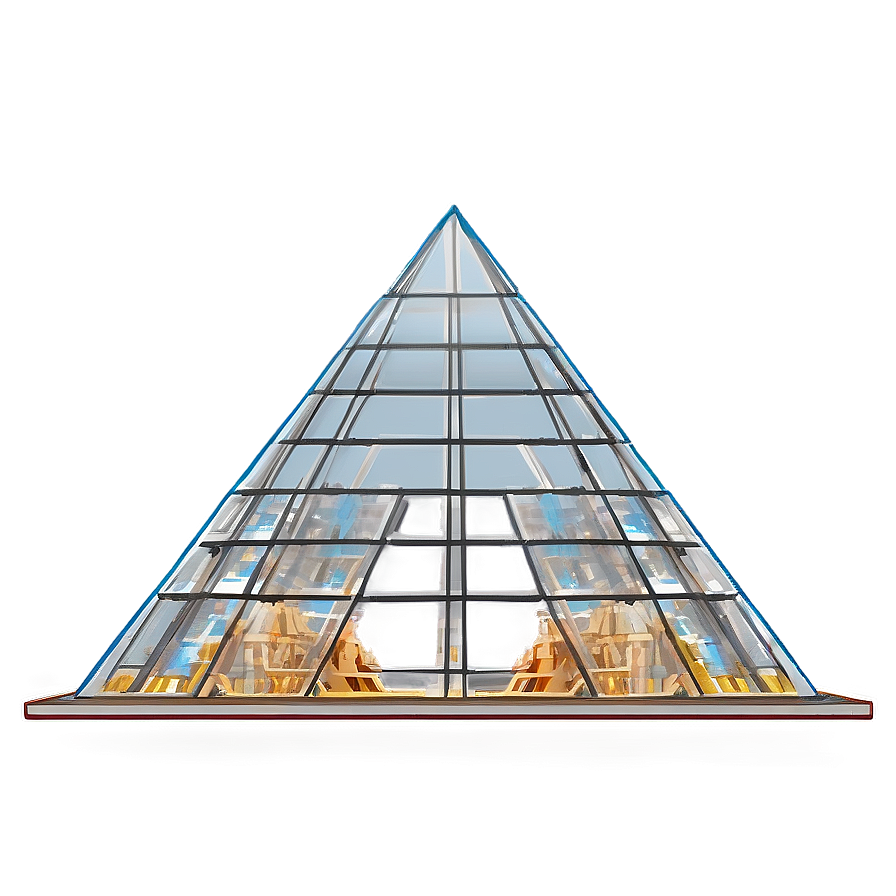 Iconic Louvre Pyramid Png 06232024 PNG Image