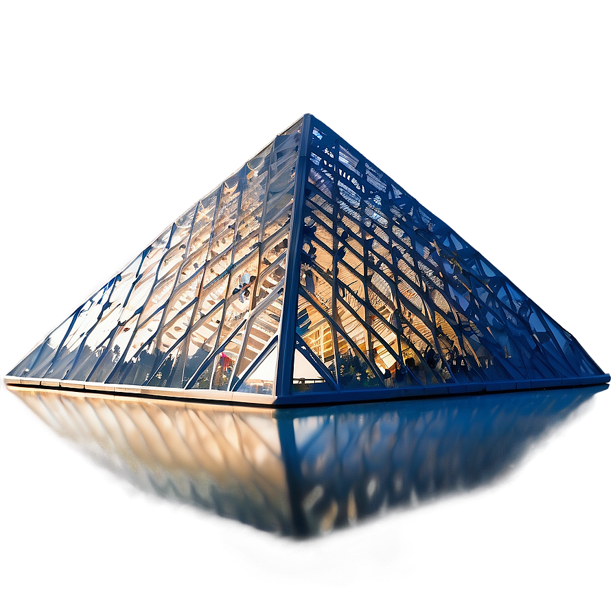 Iconic Louvre Pyramid Png 06232024 PNG Image