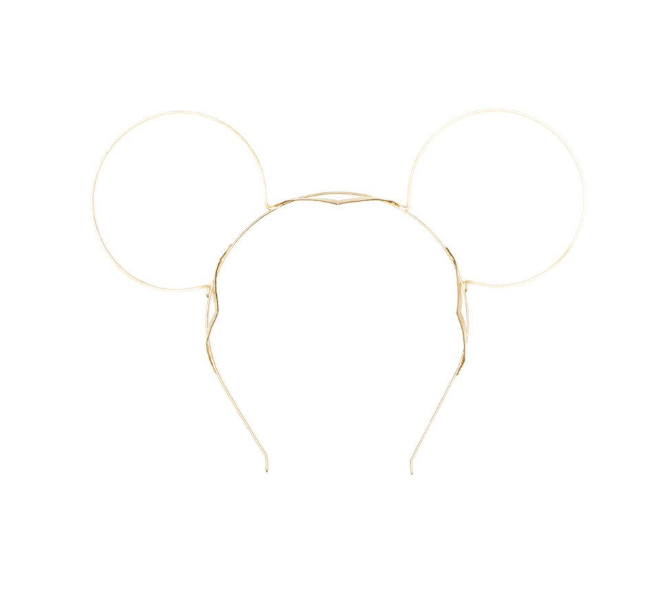 Iconic Mickey Mouse Ears Silhouette PNG Image