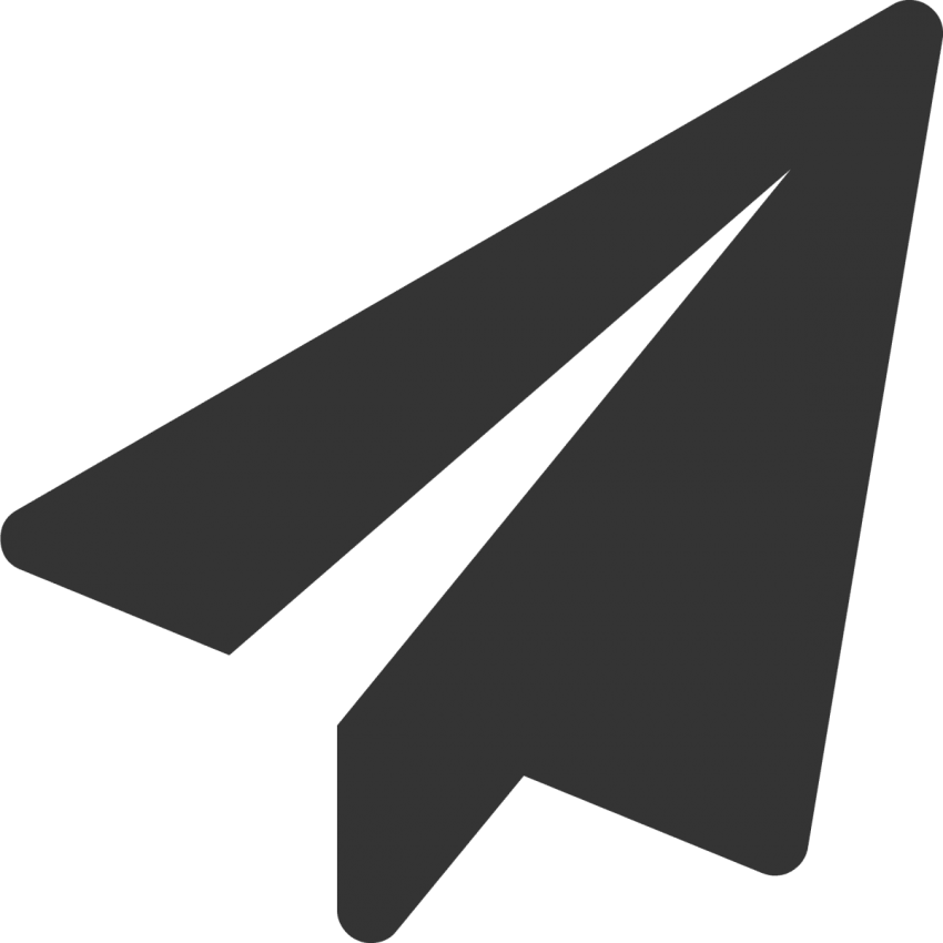 Iconic Paper Plane Graphic PNG Image