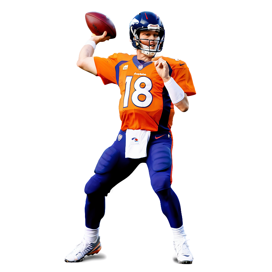 Iconic Peyton Manning Throw Png Utf PNG Image