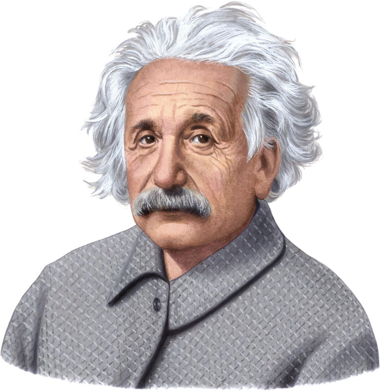 Iconic_ Physicist_ Portrait PNG Image