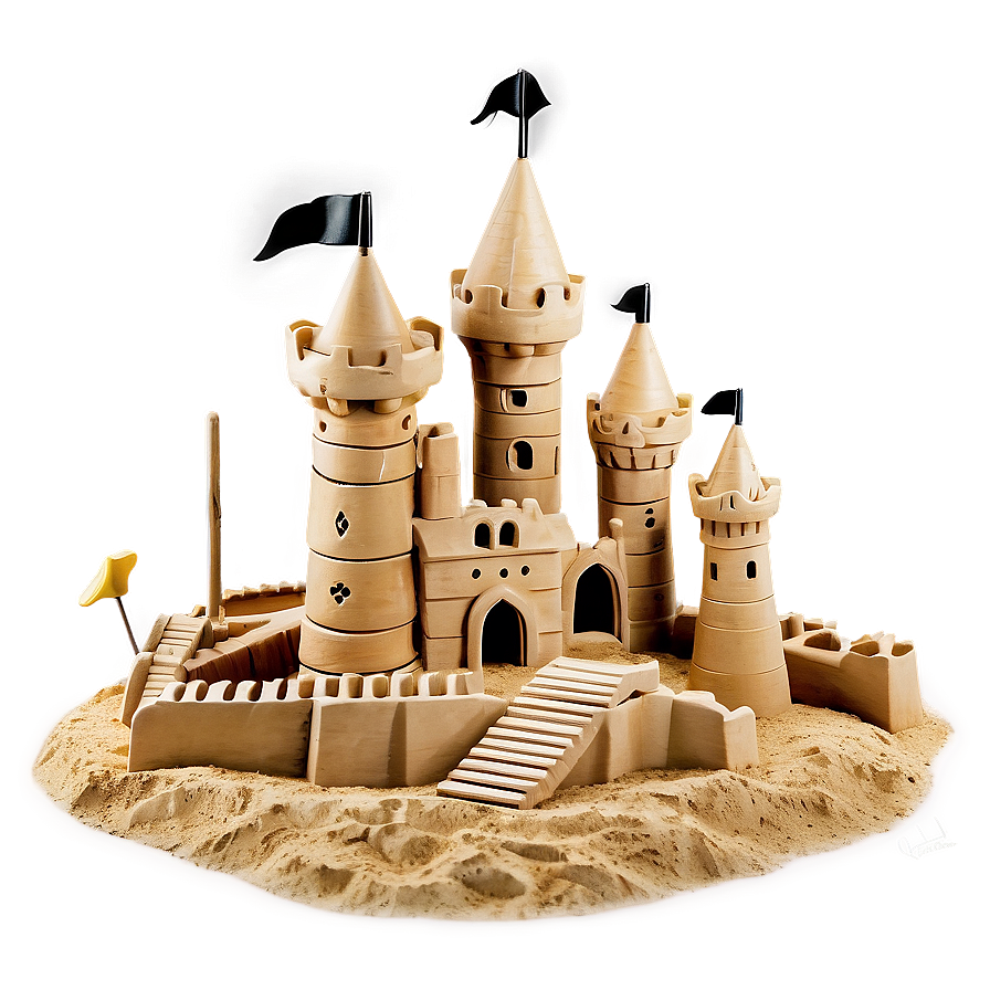 Iconic Sandcastle Png Bhg PNG Image