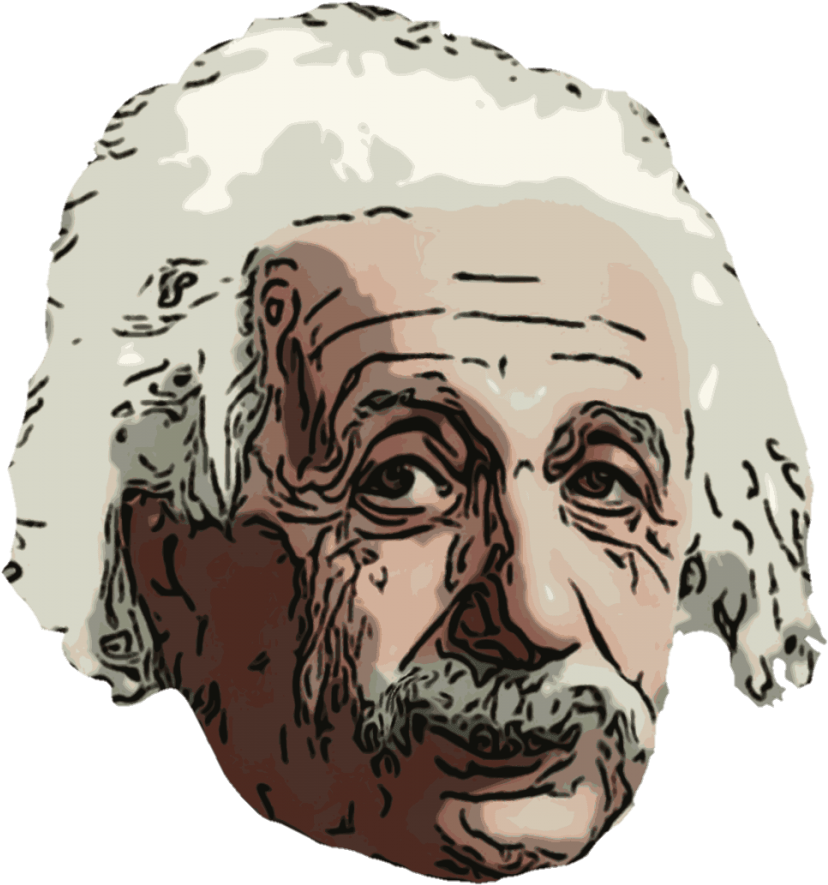 Iconic Scientist Illustration PNG Image