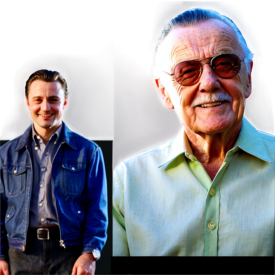 Iconic Stan Lee Portrait Png Pnq26 PNG Image