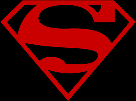 Iconic Superman Logo PNG Image