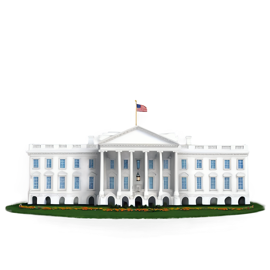 Iconic White House Facade Png 50 PNG Image