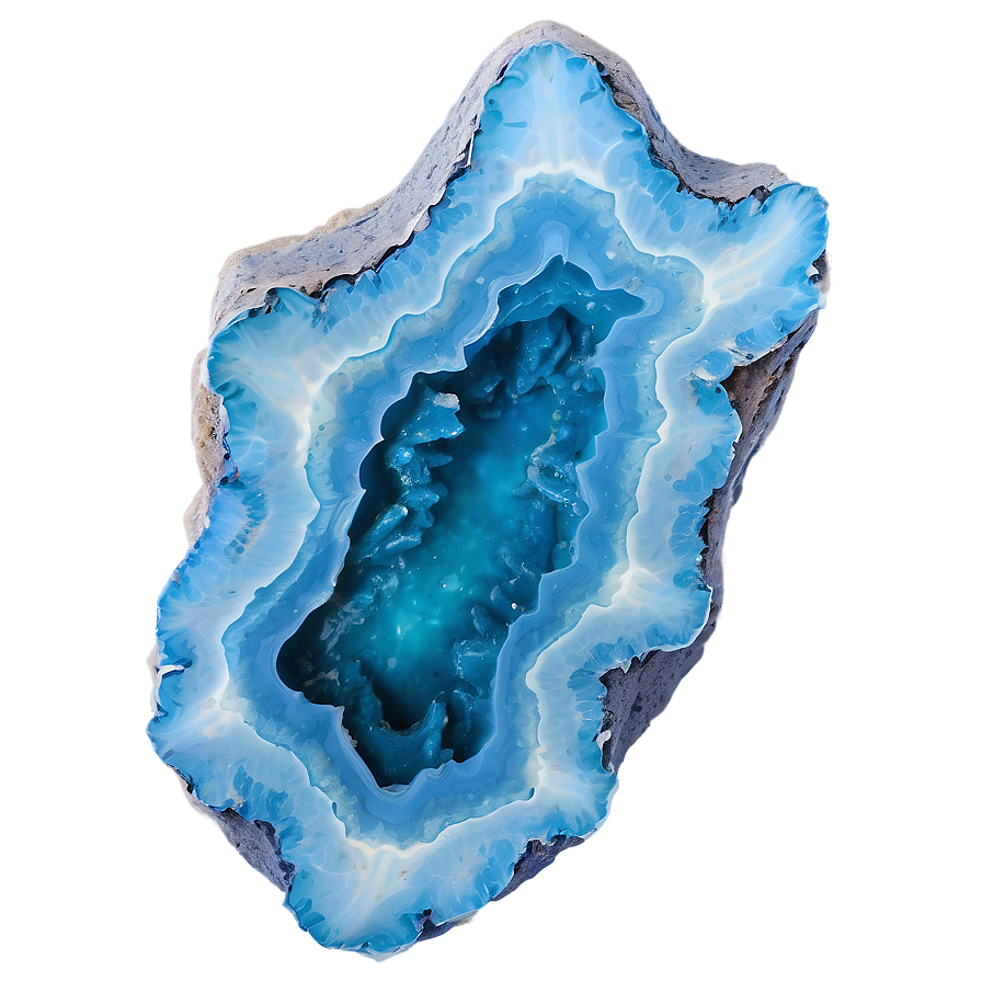 Icy Blue Geode Png 73 PNG Image