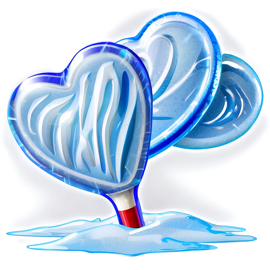 Icy Heart Lollipop Png Uma PNG Image