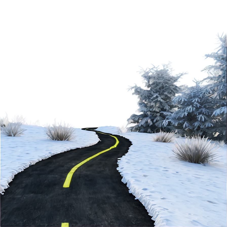 Icy Path Blizzard Png Fng13 PNG Image