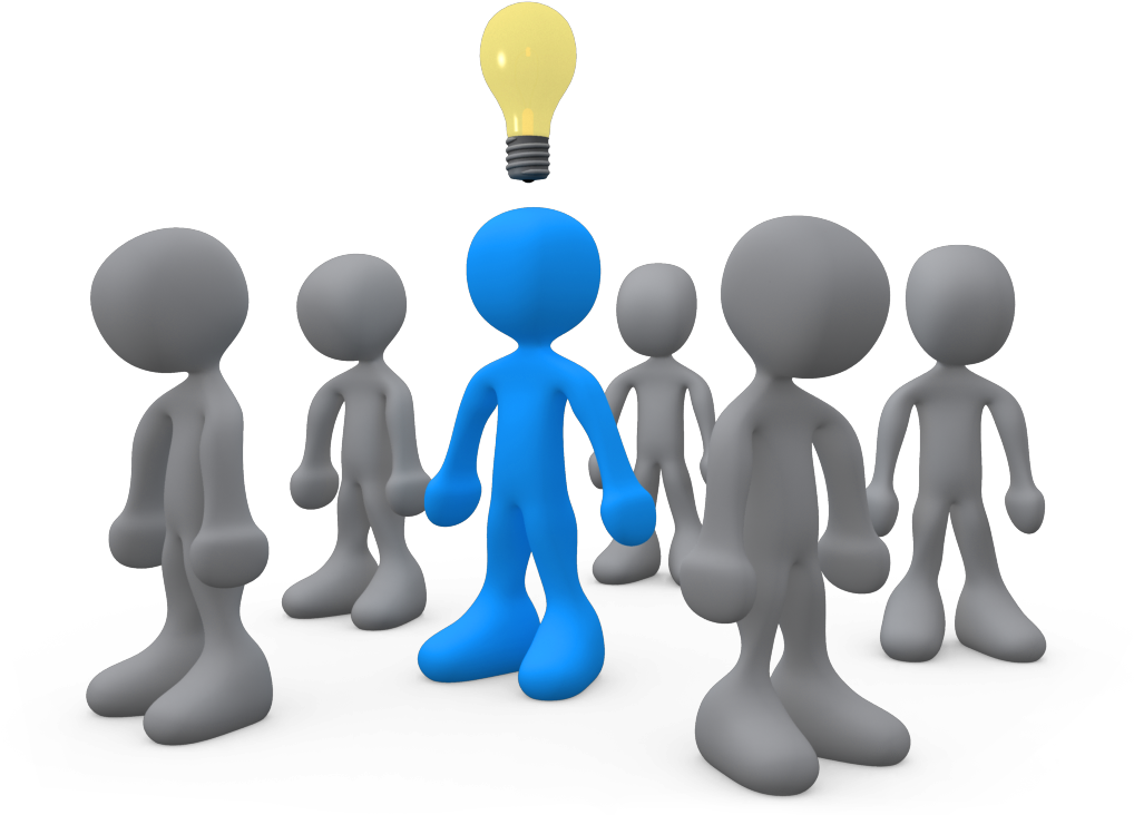 Idea Lightbulb Moment3 D Characters PNG Image