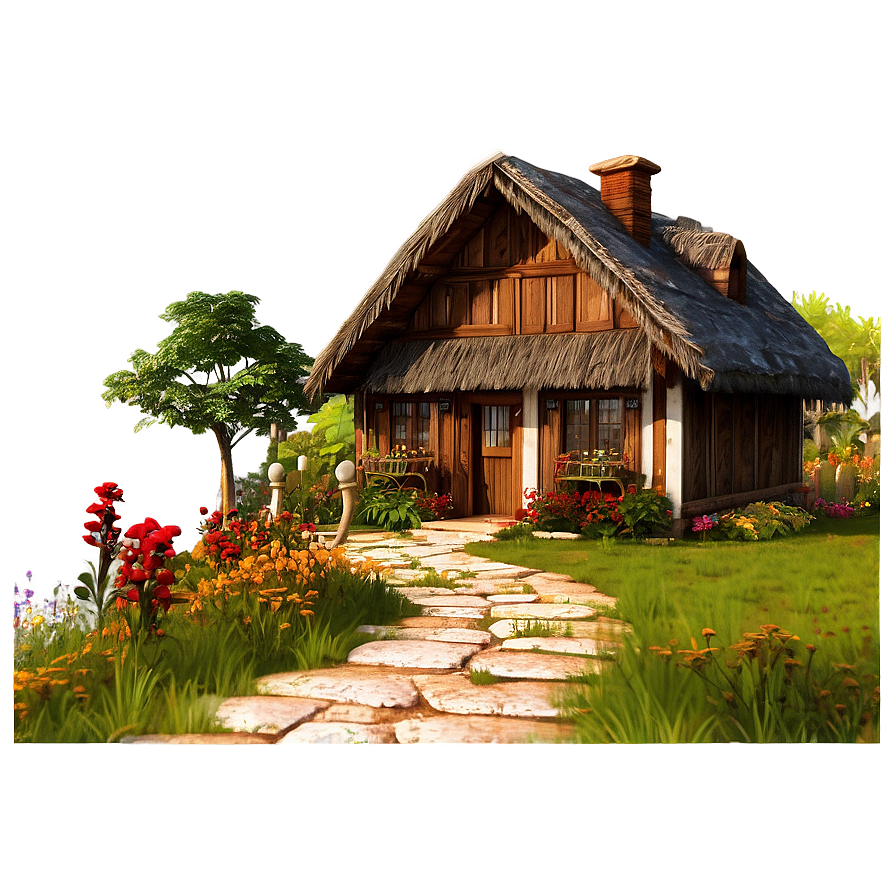 Idyllic Cottage Pathway Png Txu53 PNG Image