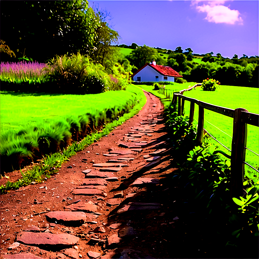 Idyllic Cottage Pathway Png Yfv PNG Image