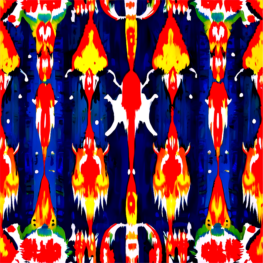 Ikat Seamless Pattern Png Npw48 PNG Image