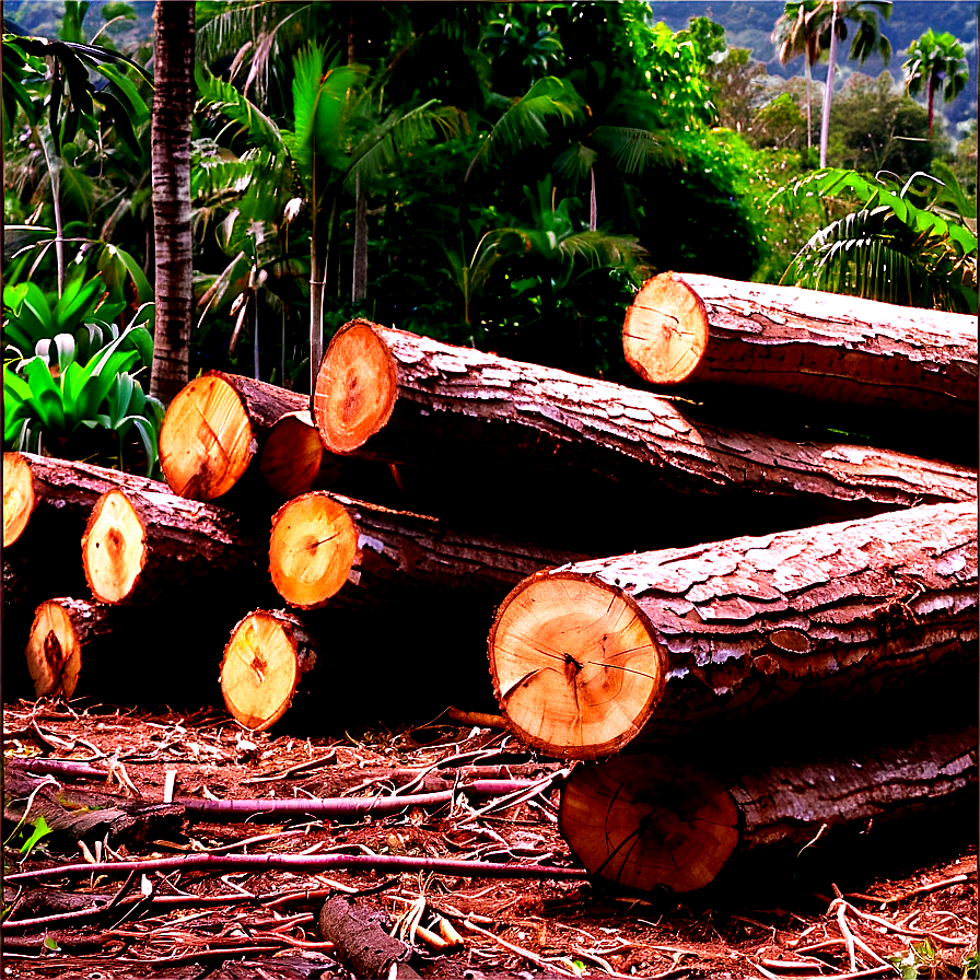 Illegal Logging Crisis Png Qbw PNG Image