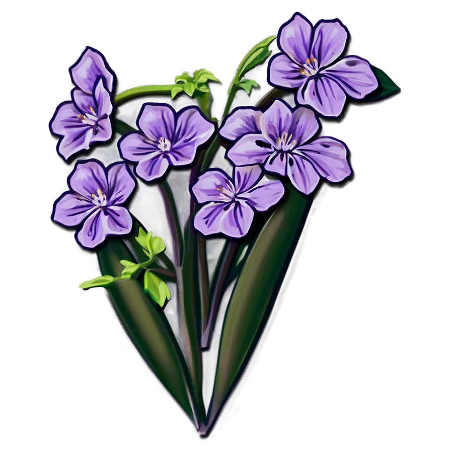 Illinois State Flower - Violet Png Eye78 PNG Image