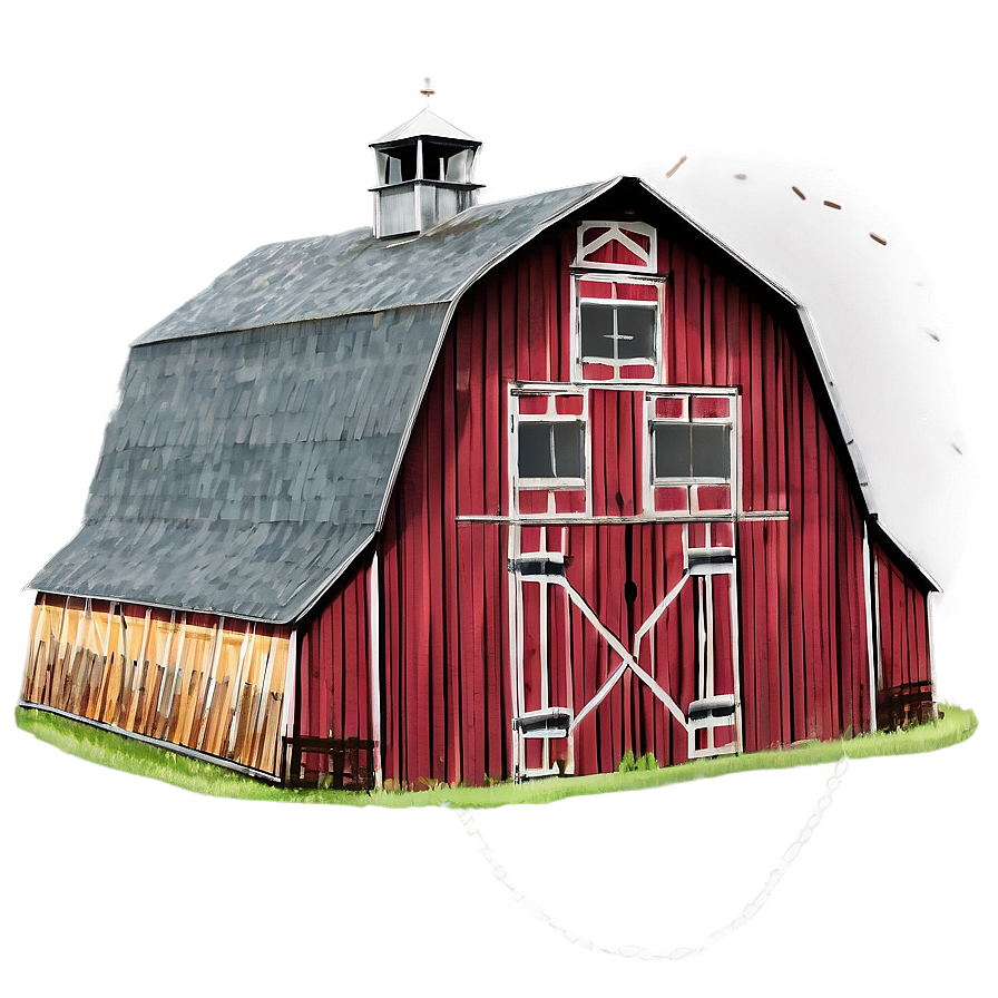 Illinois Traditional Barn Png 26 PNG Image