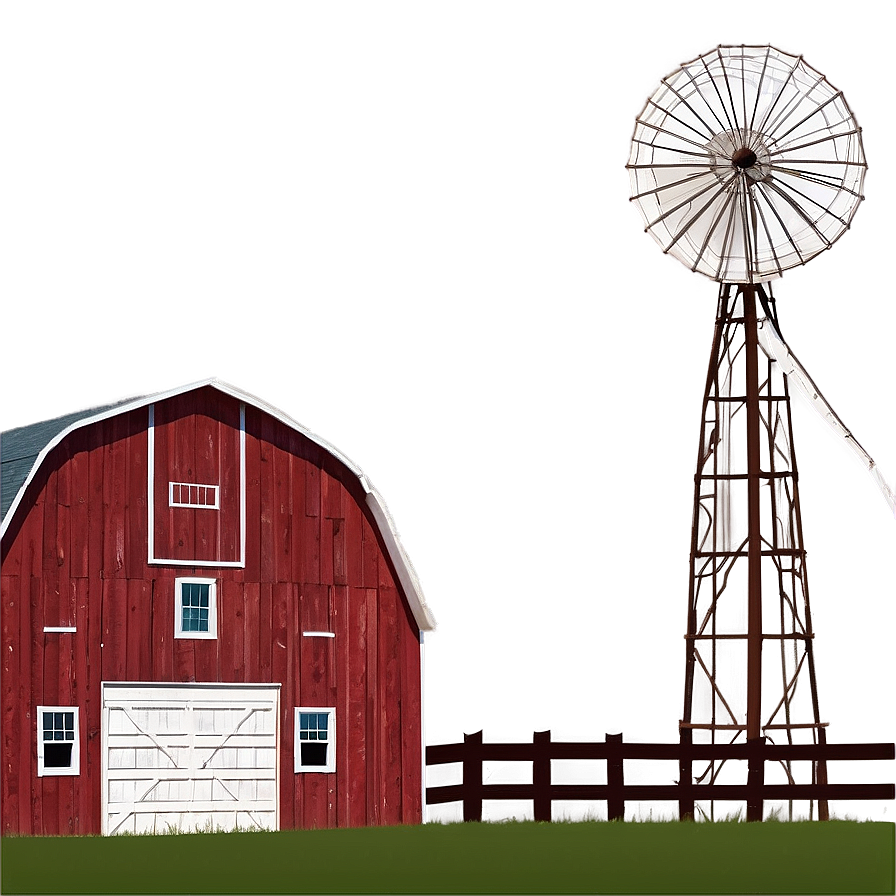 Illinois Traditional Barn Png Dri43 PNG Image