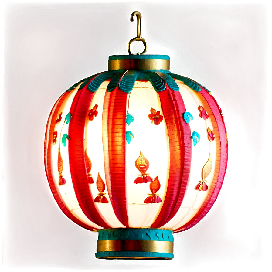 Illuminated Chinese Lantern Png Pof42 PNG Image