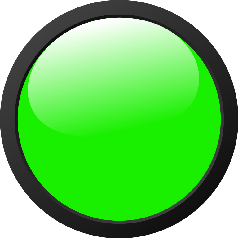 Illuminated Green Traffic Light Signal PNG Image