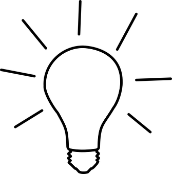 Illuminated Idea Concept PNG Image