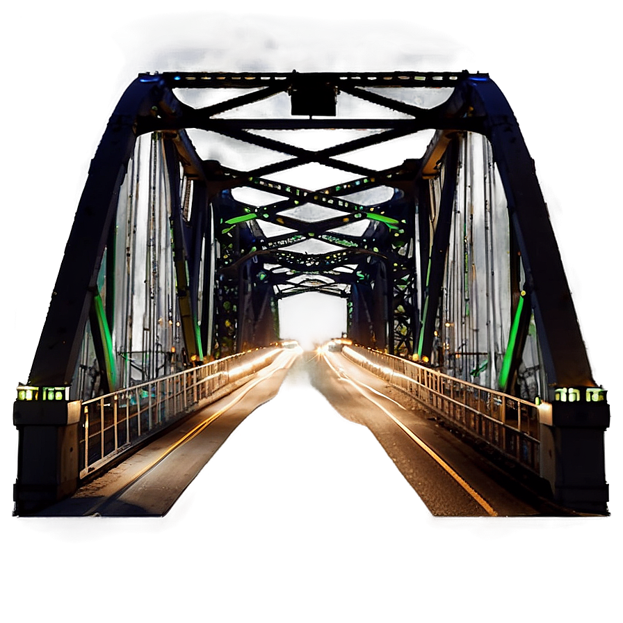 Illuminated Night Bridge Png 57 PNG Image