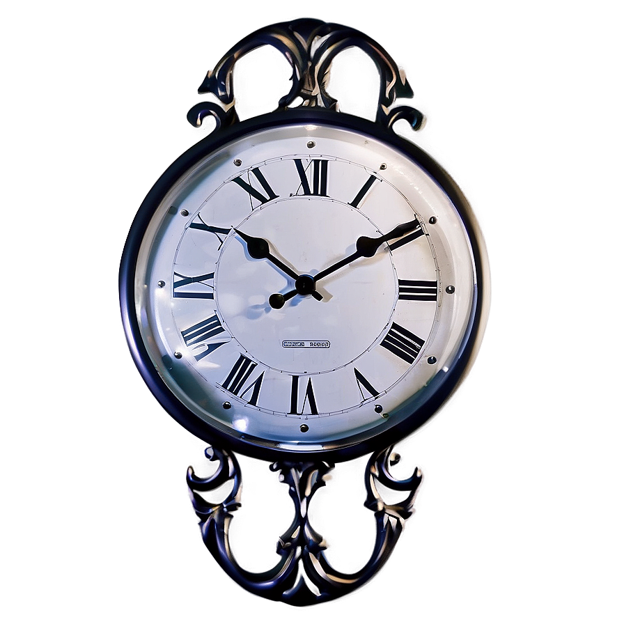 Illuminated Wall Clock Png 06262024 PNG Image