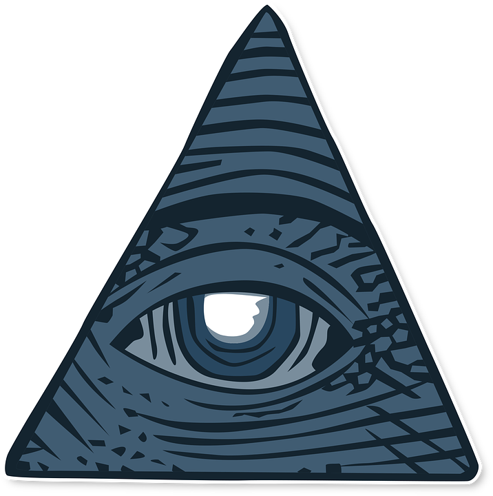 Illuminati Eyein Triangle PNG Image