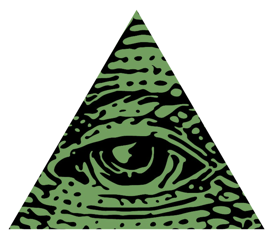 Illuminati Eyein Triangle PNG Image