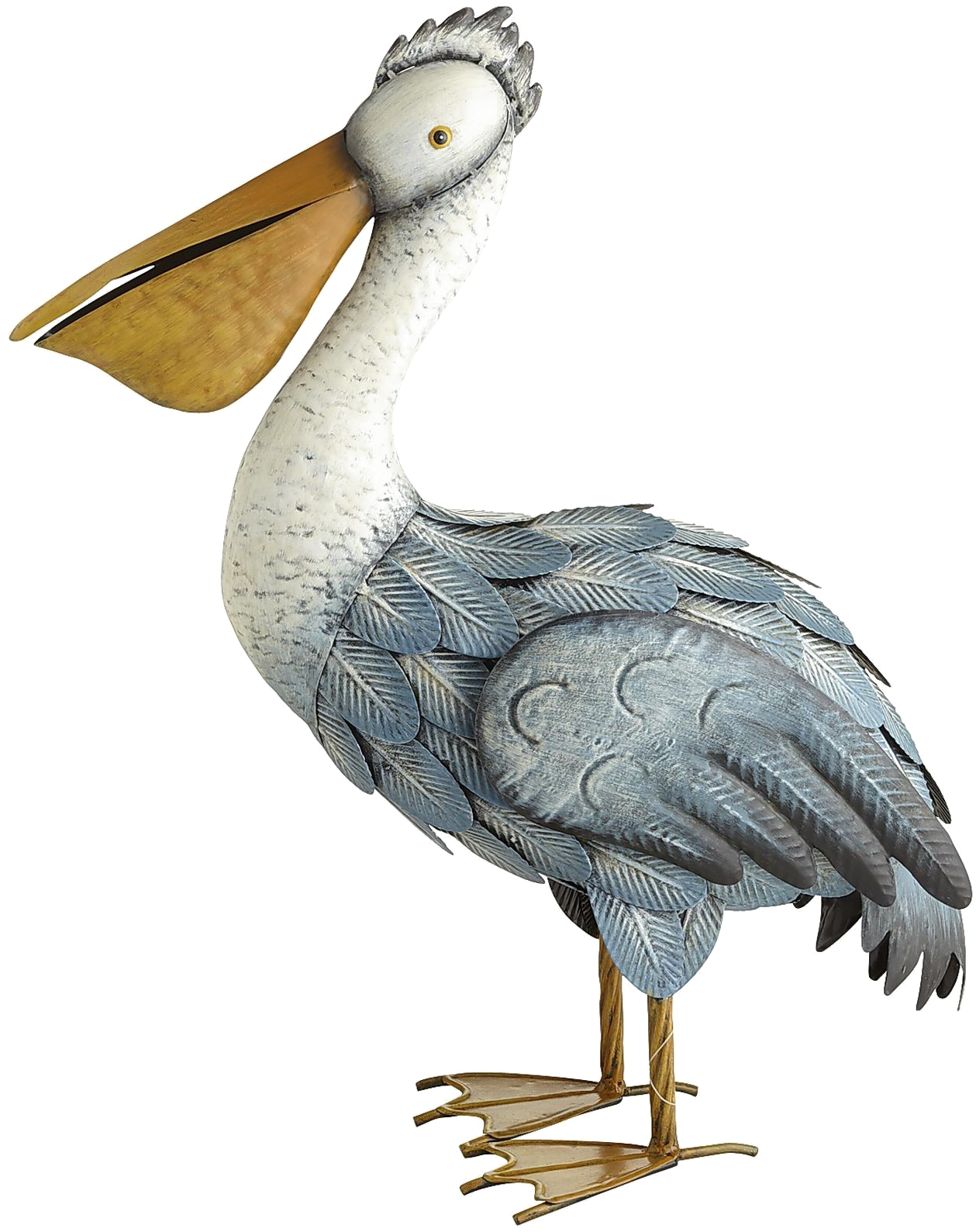 Illustrated Pelican Standing PNG Image