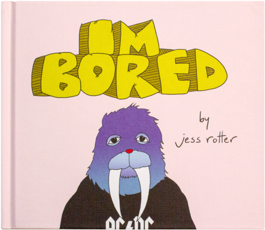 Im Bored Book Cover Art PNG Image