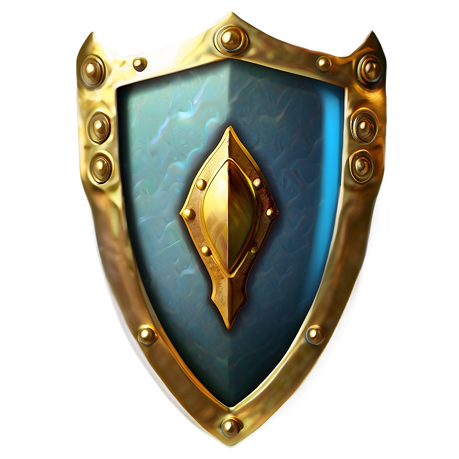 Impenetrable Gold Shield Png 06282024 PNG Image