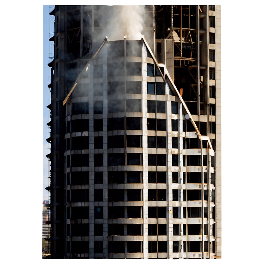 Implosion Destroyed Building Png Gih45 PNG Image