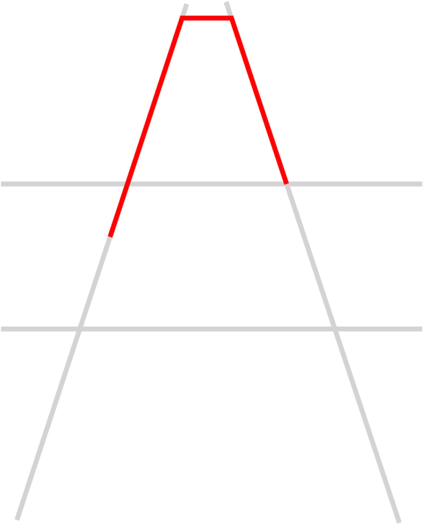 Impossible Triangle Illusion PNG Image