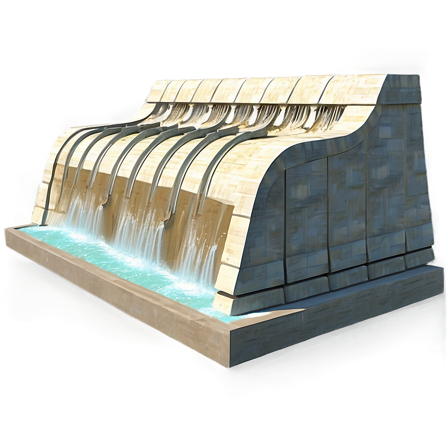 Impressive Spillway Design Dam Png 37 PNG Image