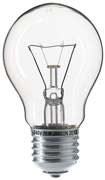 Incandescent Bulb Transparent Background PNG Image